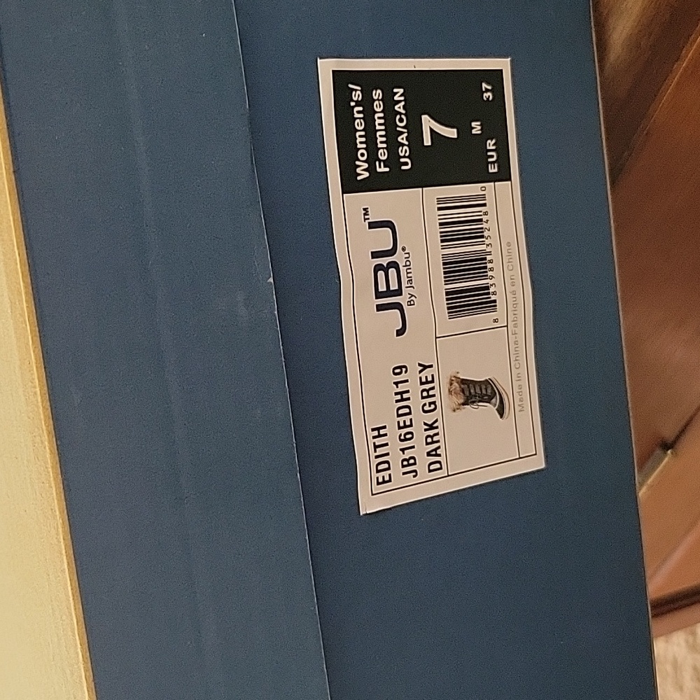 Jbu Edith winter boot dark gray sz7 probably new